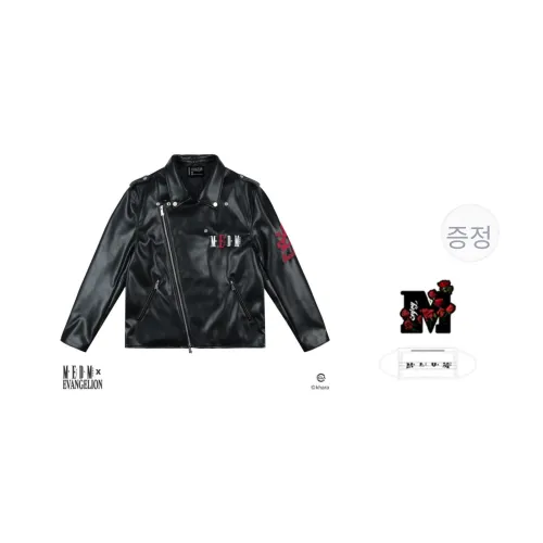 MR.ENJOYDA 돈 x EVA MEDM X EVA 콜라보레이션 FW24 재킷/코트 남녀공용 블랙