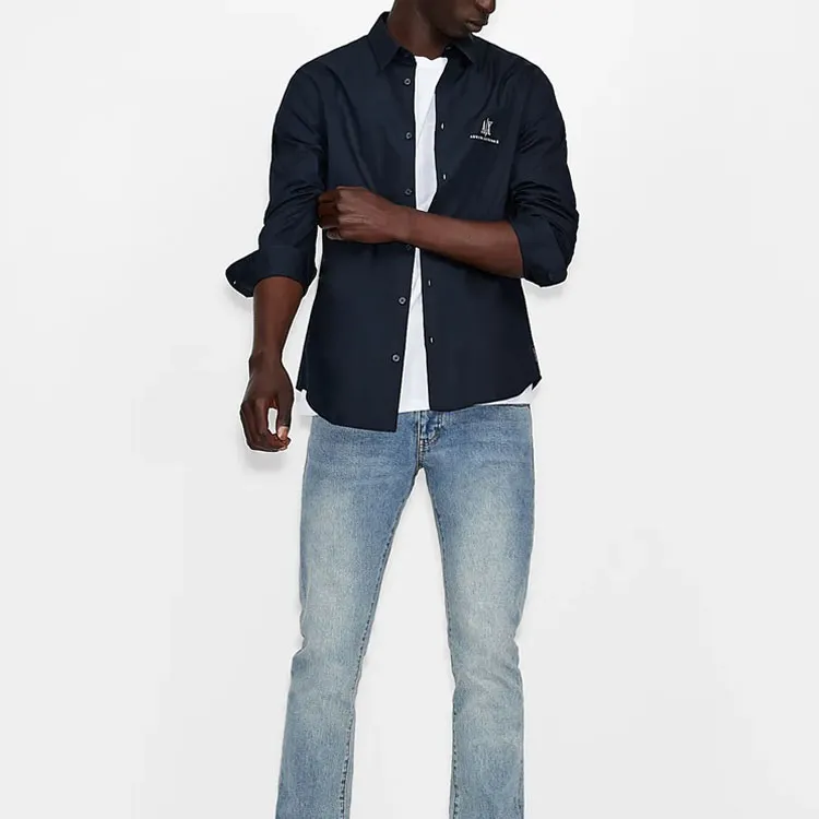 ARMANI EXCHANGE Logo embroidered Shirt-1