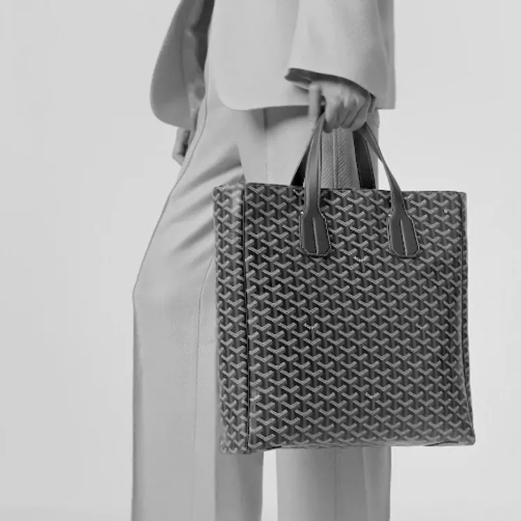 GOYARD Voltaire Canvas With Leather Shoulder Bags Handbags Regular Women's Gray-4