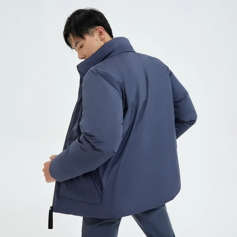SPYDER Solid Color Stand Collar Down Jacket Men's-8