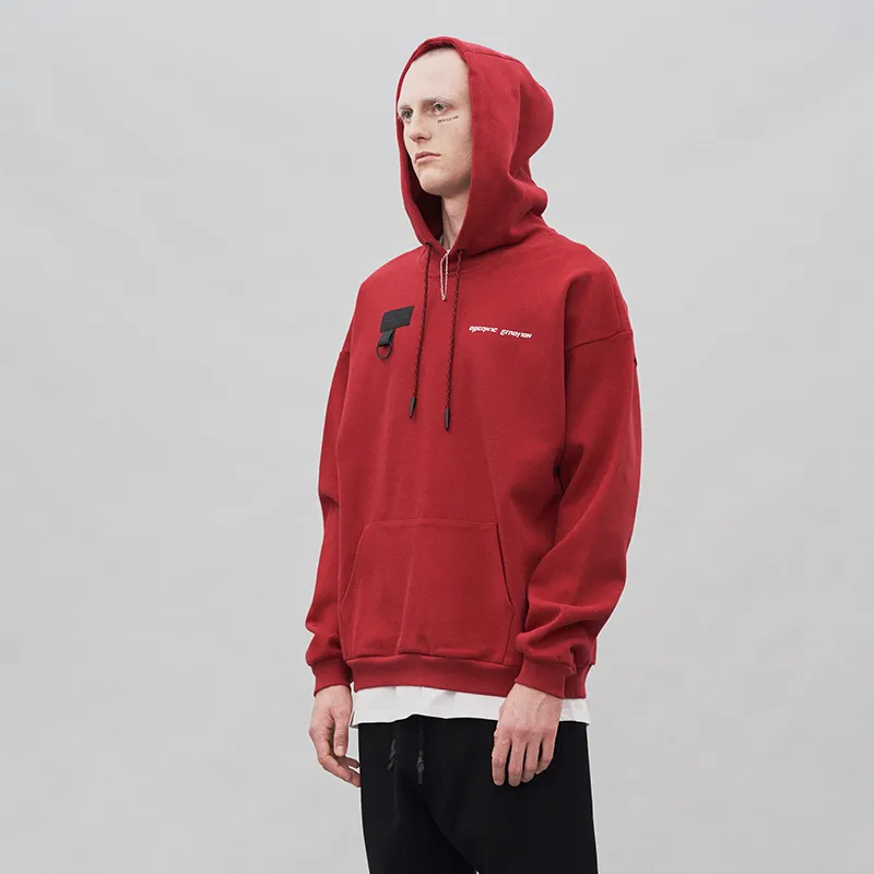 Organic Emotion Hooded Loose Fit Regular Sweatshirt Unisex-9