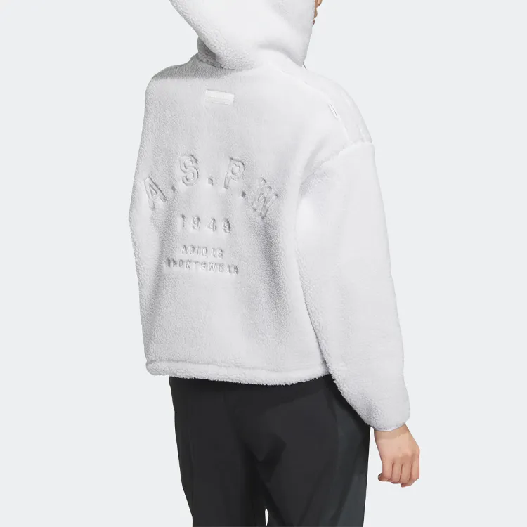 Adidas Velvet feel Coat Women's Symbol Gray-2