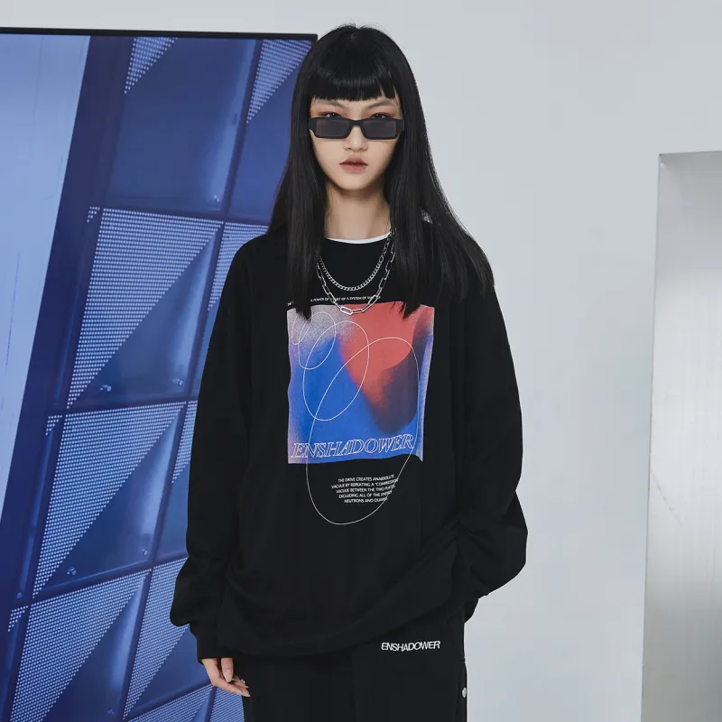 ENSHADOWER Straight Long Sleeved T Shirt Unisex-2