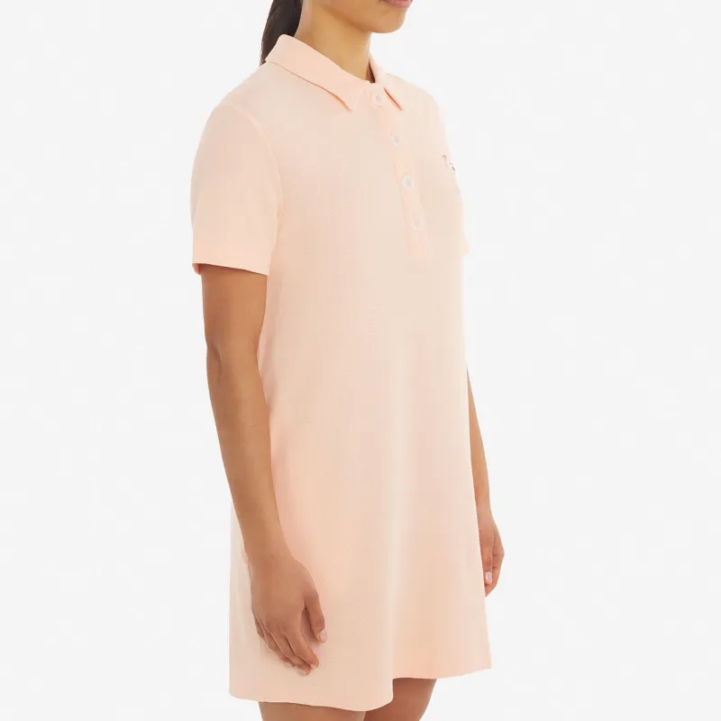 Maison Kitsune Logo embroidered Polo Dress-4