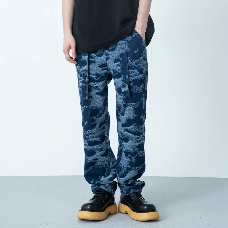 XINYINSU Jeans Unisex Blue-2