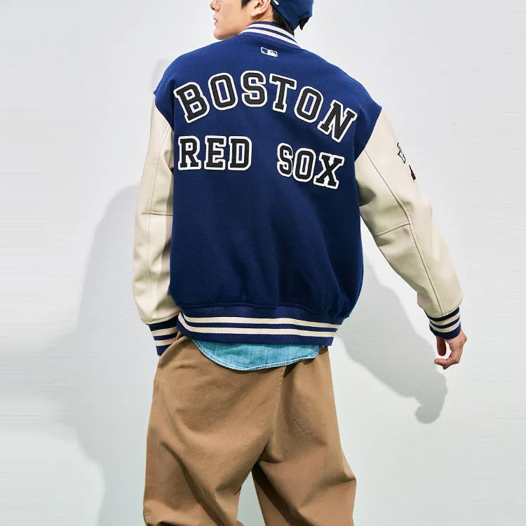 MLB Baseball Jerseys Unisex Navy Blue-2
