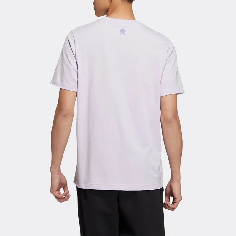 Adidas Neo T Shirt Unisex Light Purple-2