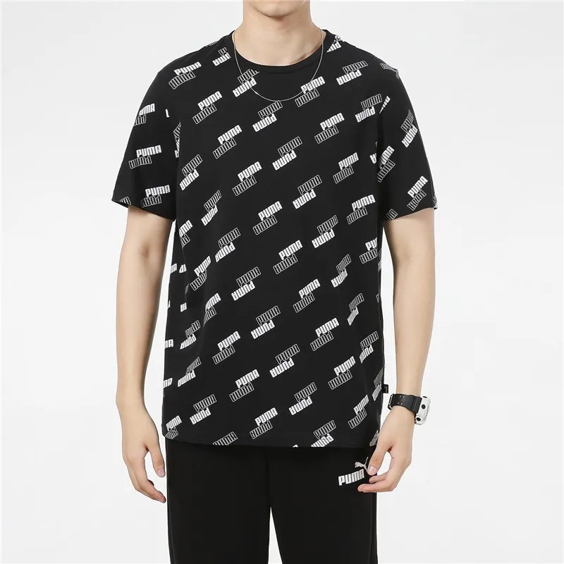 PUMA T Shirts Men Black-2