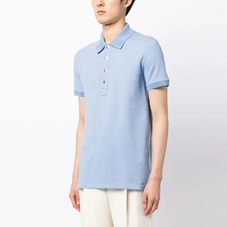 BALMAIN Monogram jacquard Polo Shirt-3