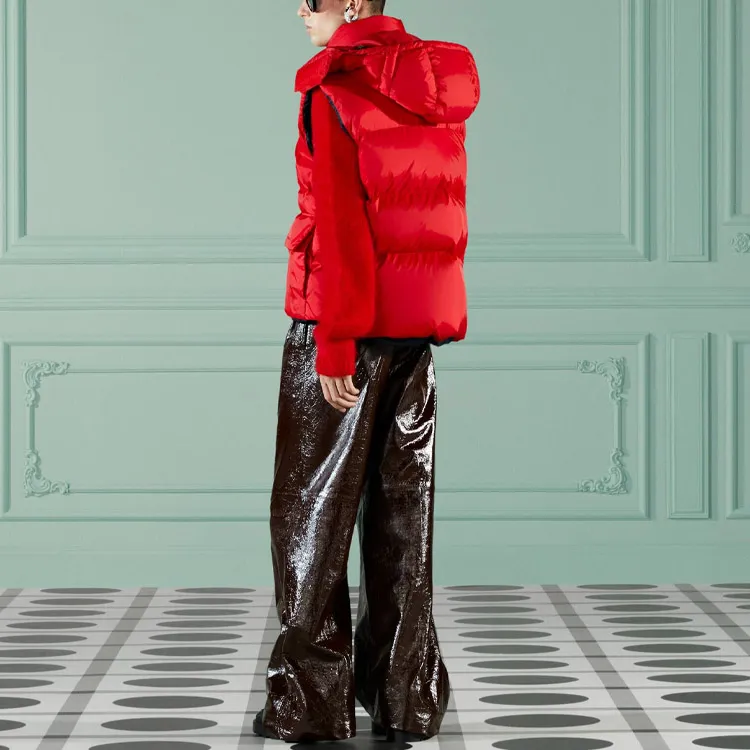GUCCI Down padded Detachable hooded Vest-2