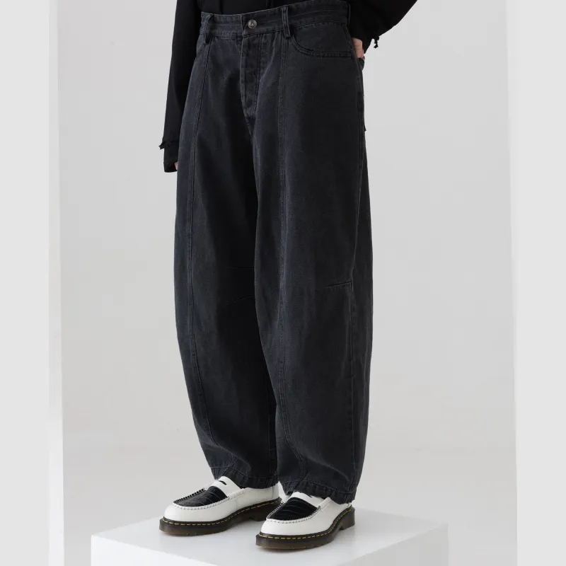 MODITEC Straight Jeans Unisex Black-2