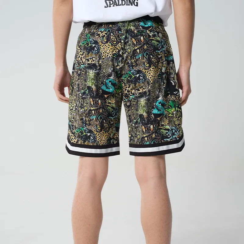 SPALDING Loose Fit Shorts Unisex Black-3