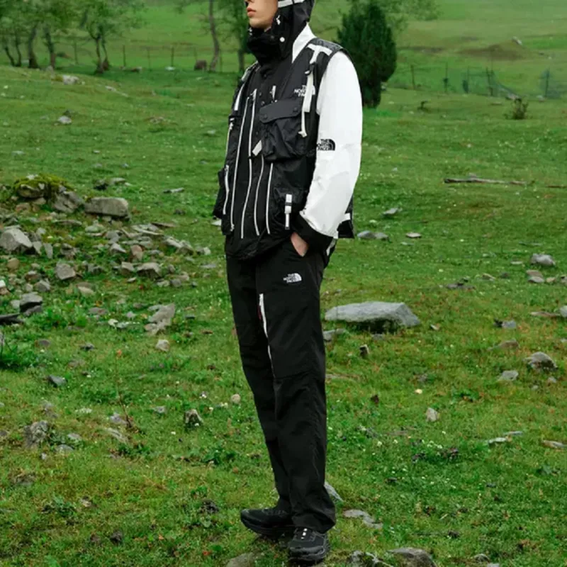 THE NORTH FACE Waterproof And Windproof Windbreaker Jacket Men's Black-3
