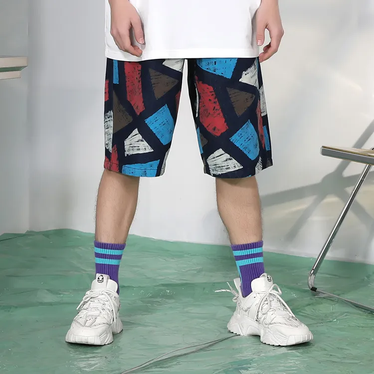 GENANX Loose Fit Shorts Unisex Denim Blue-2