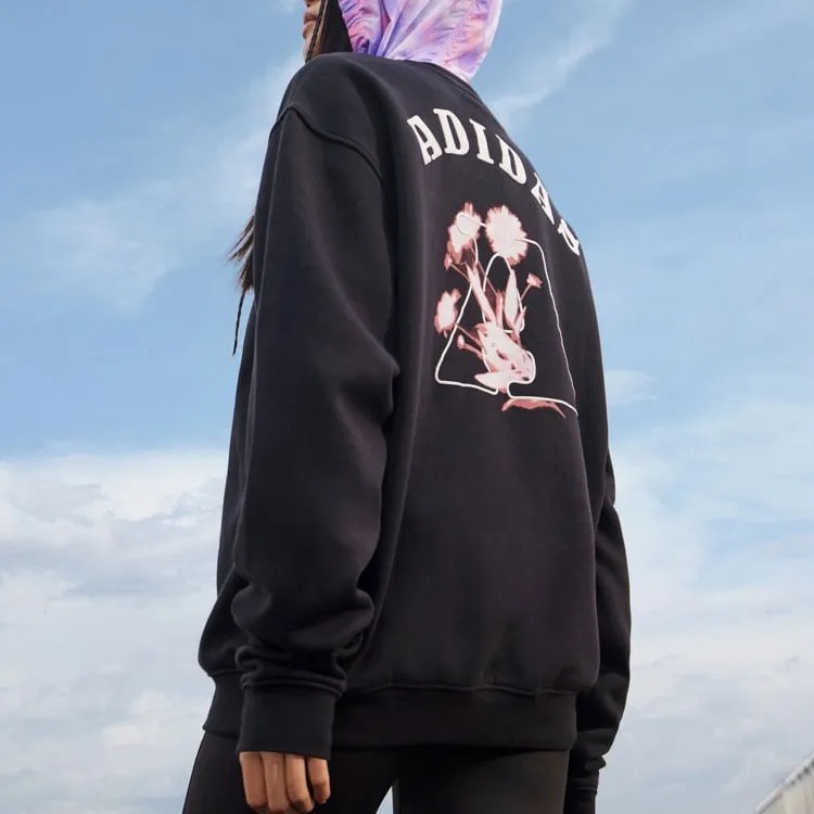 Adidas Sweatshirts Unisex Black-8