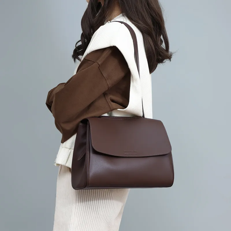 VINEY Cow Leather Crossbody Bag Shoulder Bag Shopping Bag Regular Women's Multicolor-2