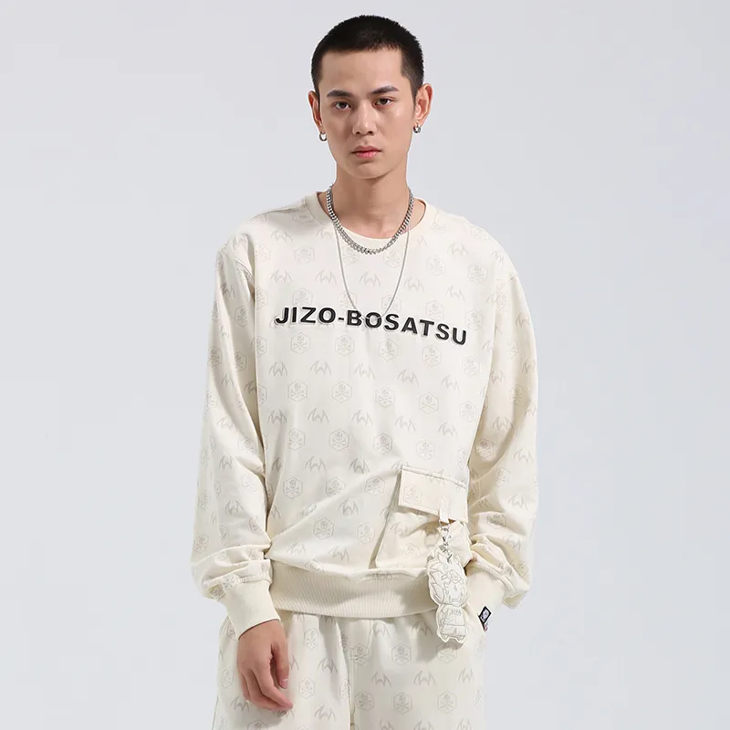ONIARAI Nasapanda FW21 Crew Neck Loose Fit Sweatshirt Men's-7