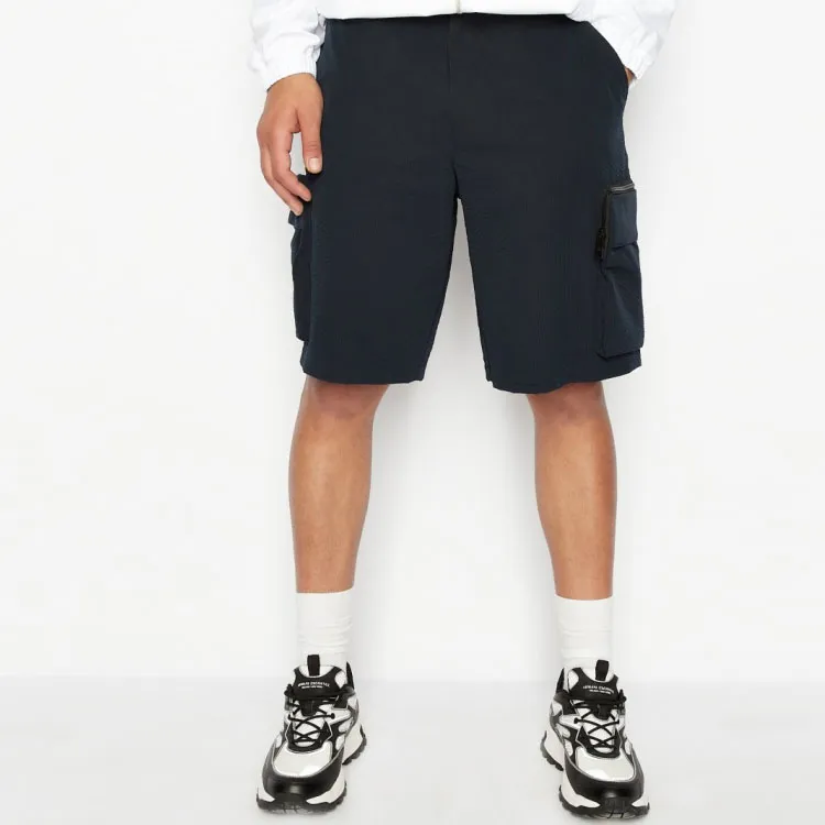 ARMANI EXCHANGE Casual Shorts Men Navy Blue-4