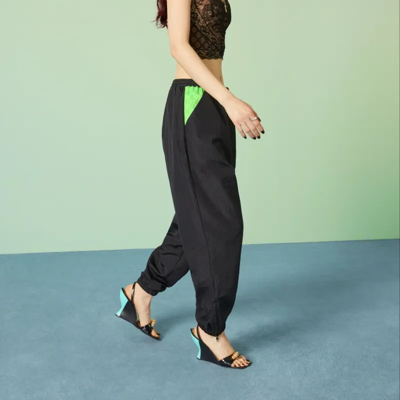 GUCCI Monogrammed Trousers-2