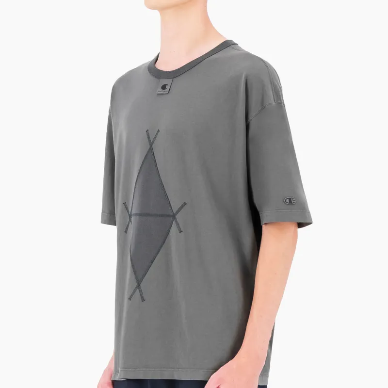 Champion x Craig Green Crew Neck Loose Fit Straight Short-Sleeved T-Shirt Unisex Dark Gray-3