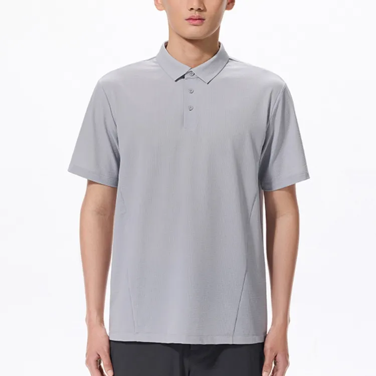ANTA Champion Series Polo Shirts Men Barge Gray-2