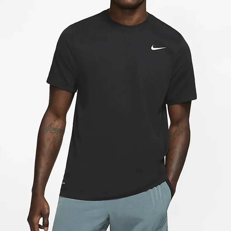 Nike T Shirts Men Black-3