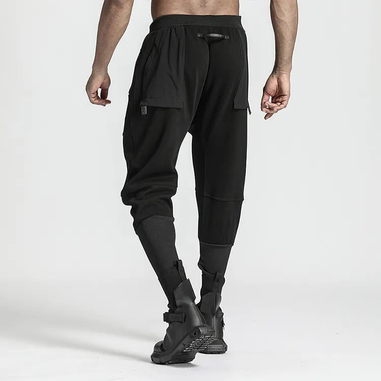 NORVINCY Western Outdoor Trendy Solid Color Cargo Pants Unisex-3