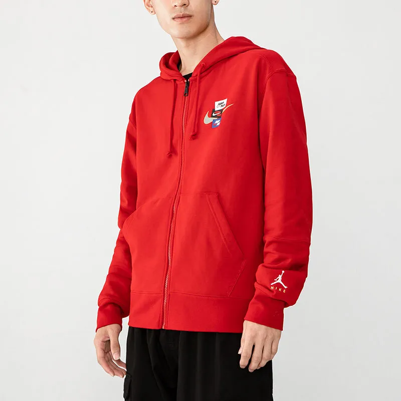 Jordan Air Jackets Men Red-4