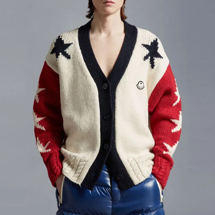Palm Angels X MONCLER GENIUS Palm Angles Collaboration Collection Sweaters Unisex White-1