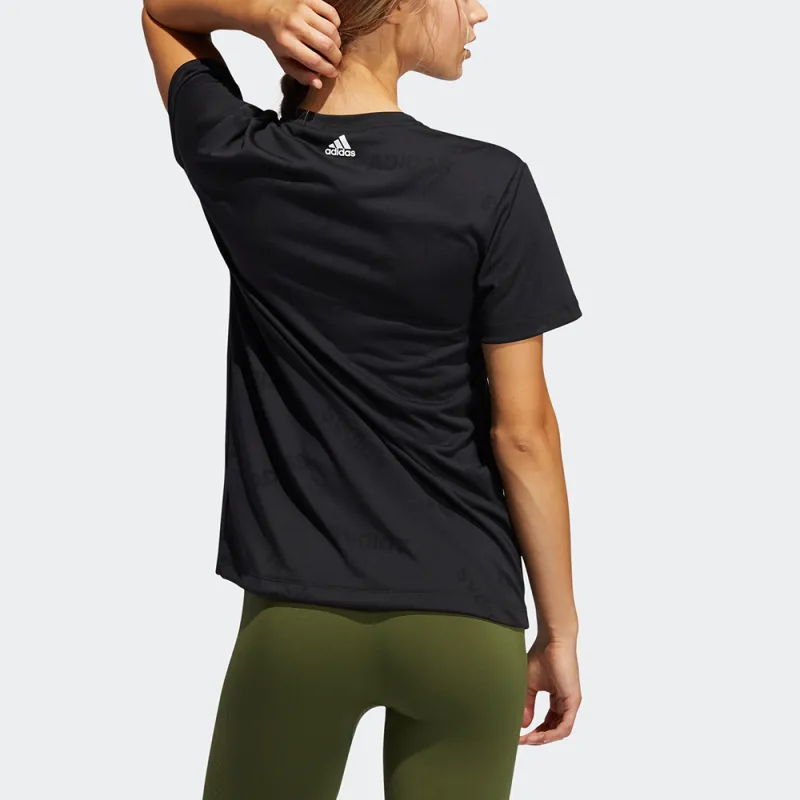 Adidas AEROKNIT T-Shirt Women's Black-3