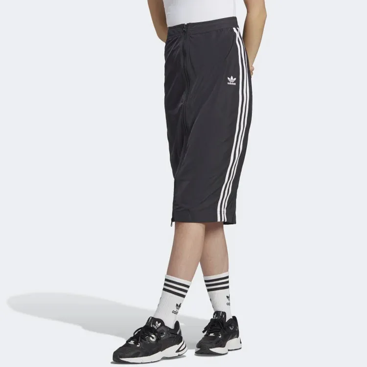 Adidas Originals Casual Long Skirts Women's Black-4