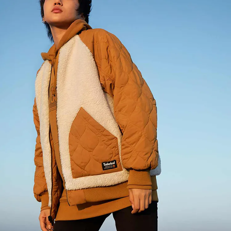 Timberland Puffer Jacket Women's Wheat-4