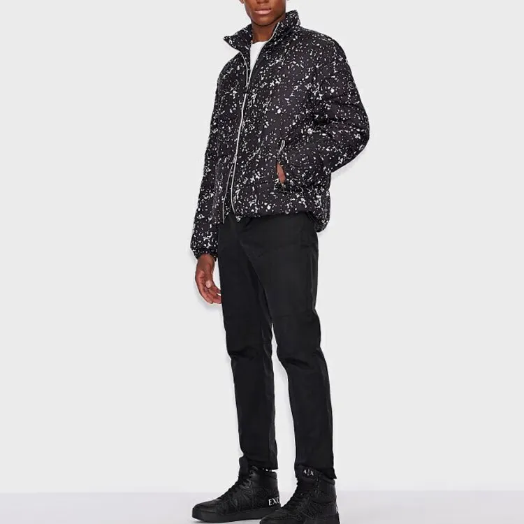 ARMANI EXCHANGE Puffer Jacket Men's Black-1