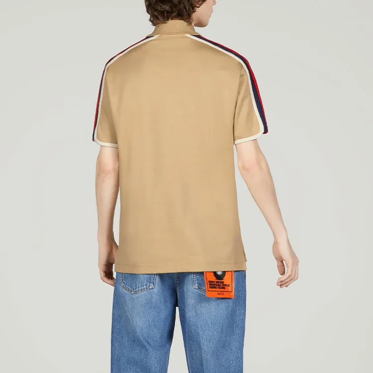 GUCCI SS23 Polo Shirt Men's Beige-3
