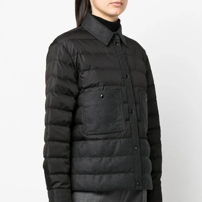 Moncler Women's Padded Over Shirt Black-2