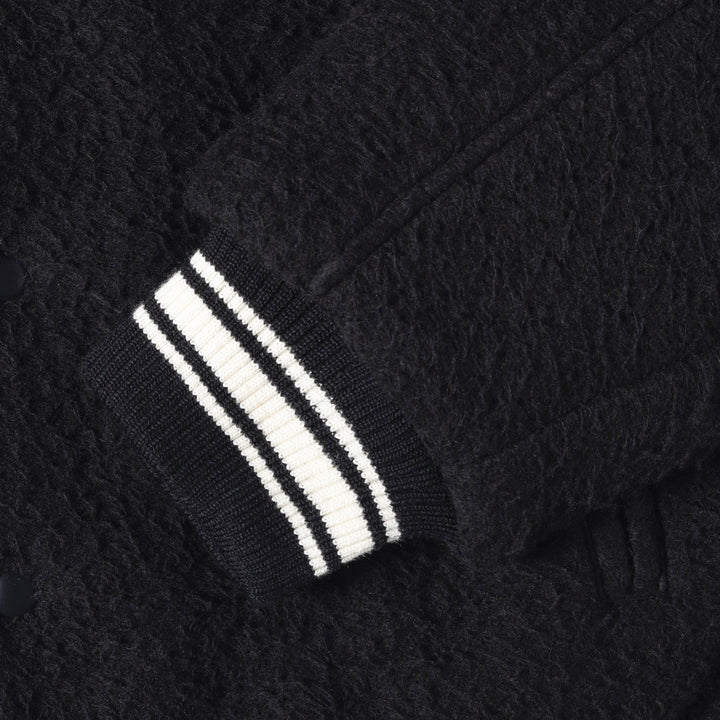 Stussy Casentino Wool Varsity Jacket monogram-pattern Stussy Casentino Wool Varsity Jacket monogram-pattern