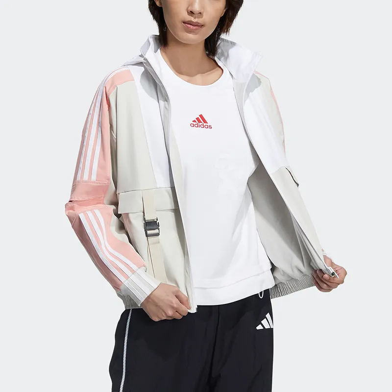 Adidas Jacket Women's Light Gray-4
