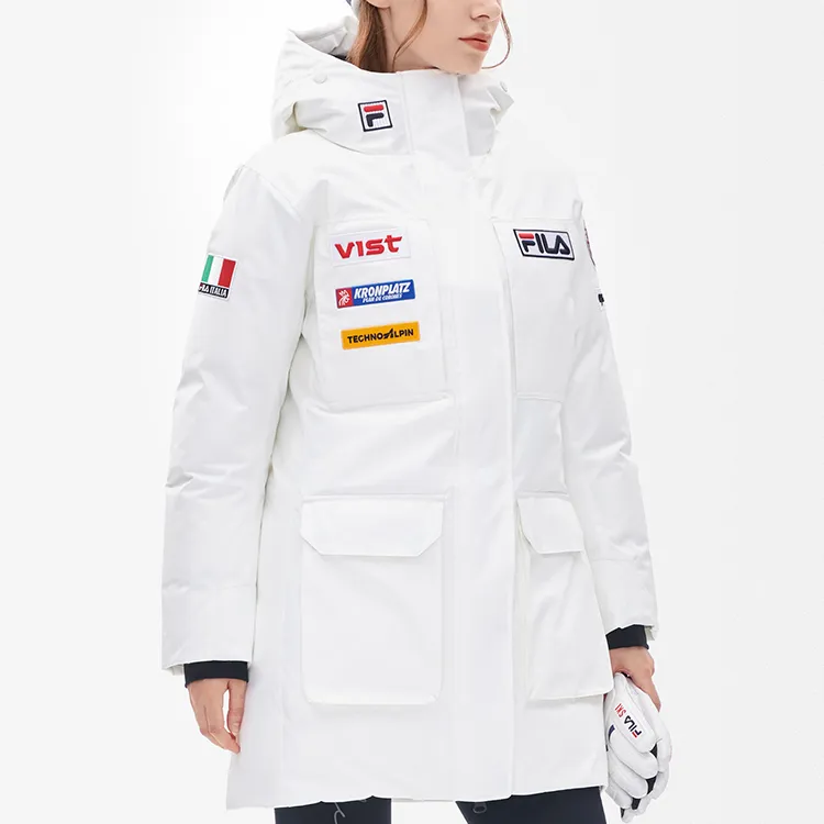 FILA Down Jackets Women's White Jade-3
