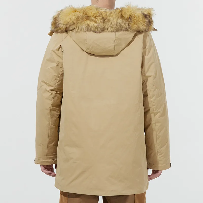 Adidas Down Jacket Winter Men's Tea Brown-4