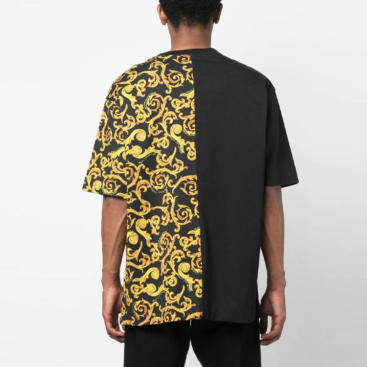 黒バッグベルト財布シャツパンツにVERSACEヴェルサーチTシャツ ベルサーチ ブラックTシャツ - メルカリ