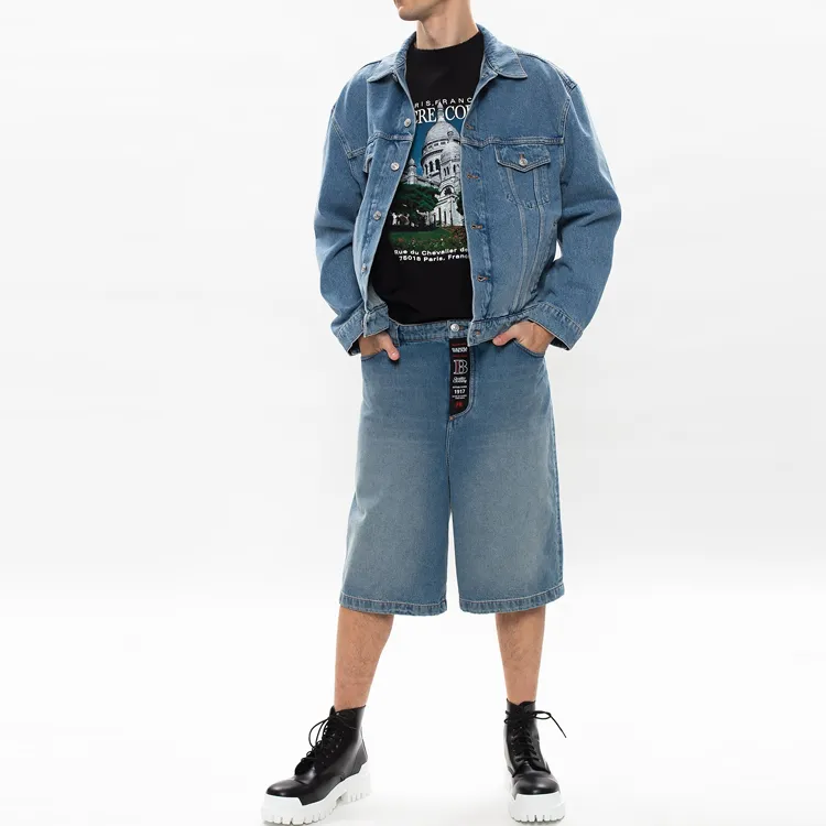 Balenciaga Skater Denim Shorts-1