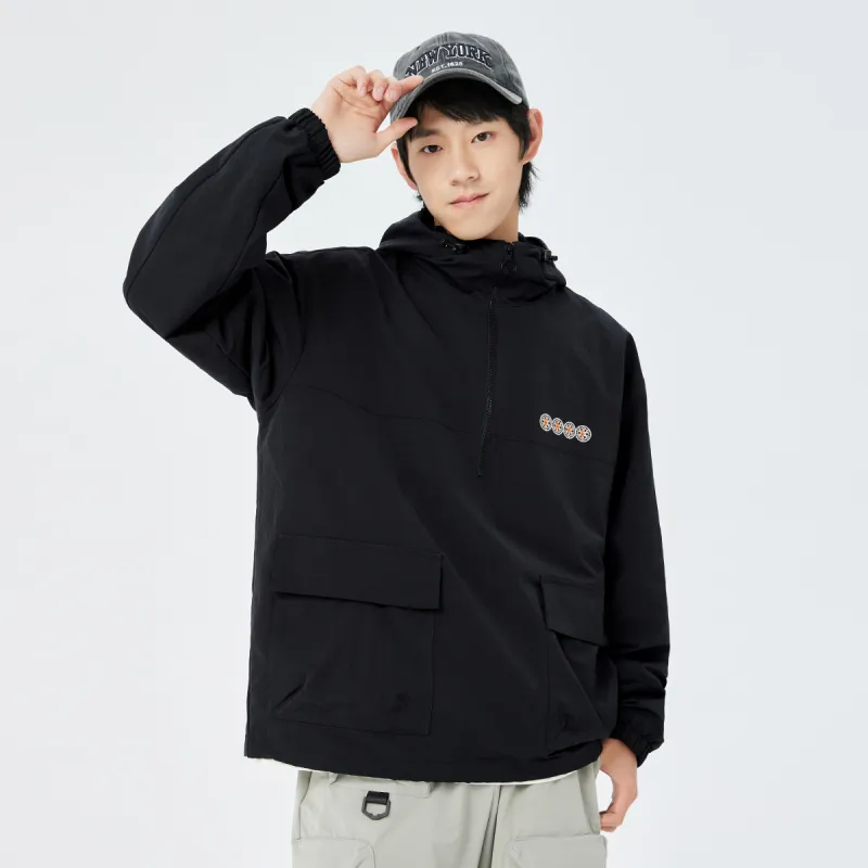 Erke Trench Coats Men Jet Black-4