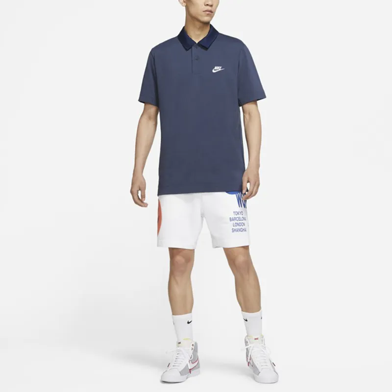 Nike Polo Shirt Men's Navy Blue-2