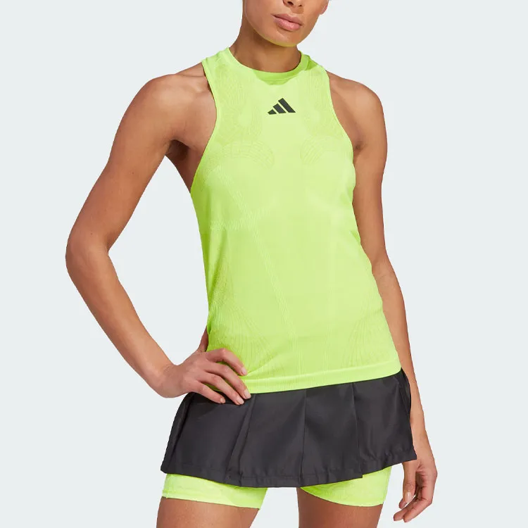 Adidas AEROREADY Tank Tops Women's Lemon-3