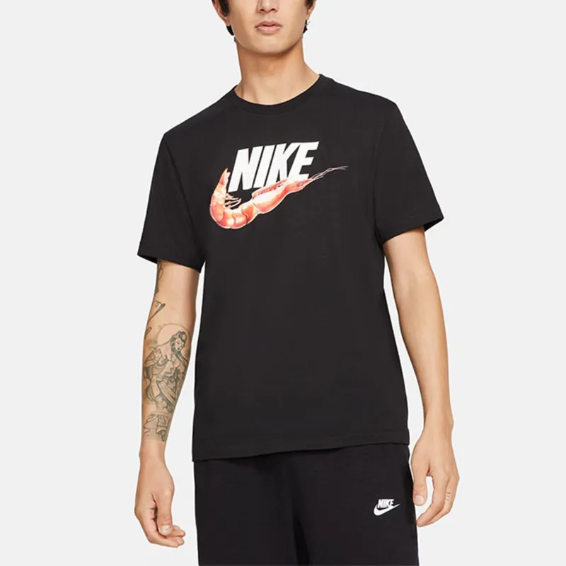 Nike T Shirts Men Black-3