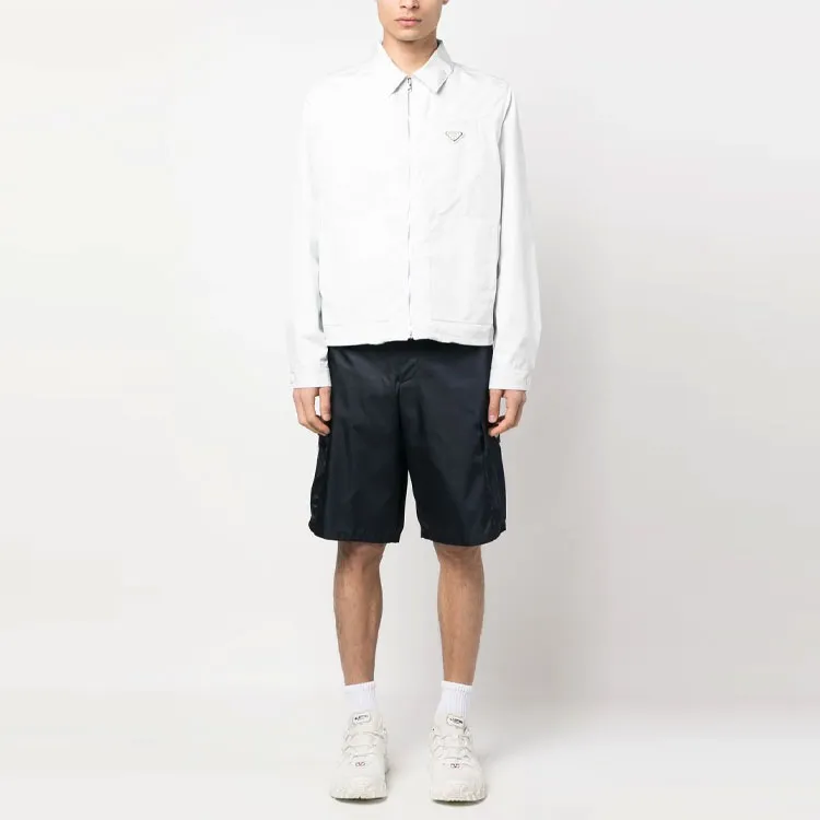 PRADA SS23 Cargo Shorts Men's Marine Blue-1