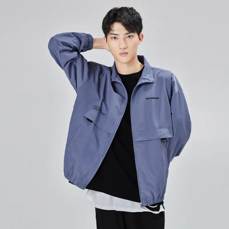 Erke Jackets Men Blue Purple-6