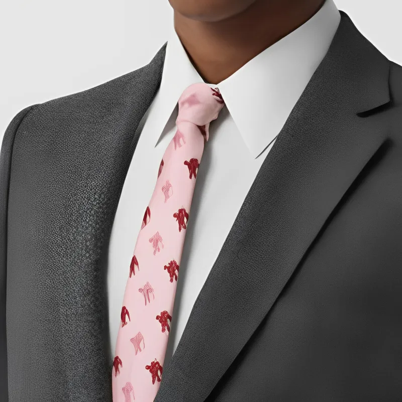 Burberry Ties Men Pink-1
