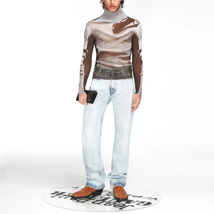 Y/Project X JPG Sweaters Men Gray-3