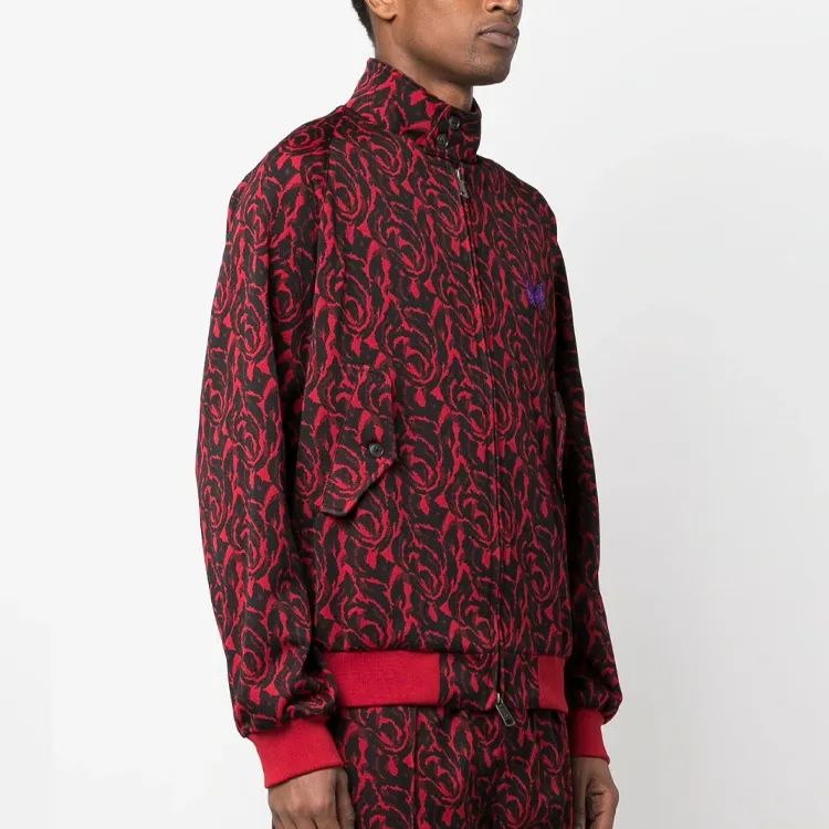 Needles X Baracuta Graphic Patterned Zipped Jacket-1